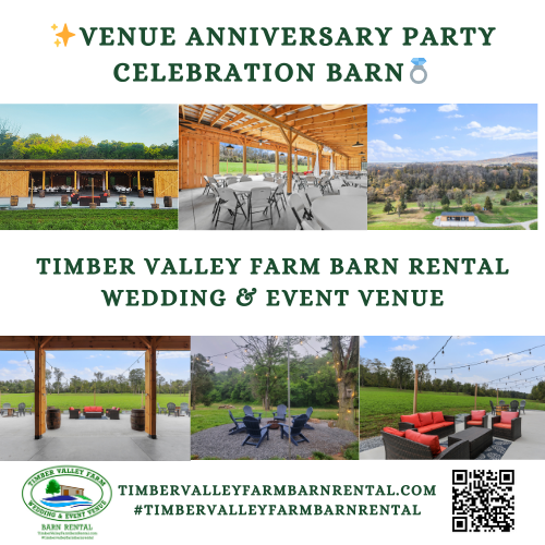 Anniversary Parties Venue Rental Clear Spring Maryland Barn Rental. Best Barn Rental in Washington County Maryland