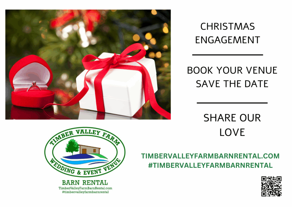 Wedding Proposal Christmas Venue Wedding Venue Barn