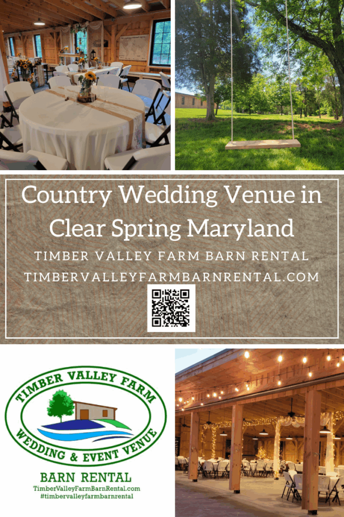A breathtaking view of our Wedding Venue Maryland estate including the patio and timber-frame barn.