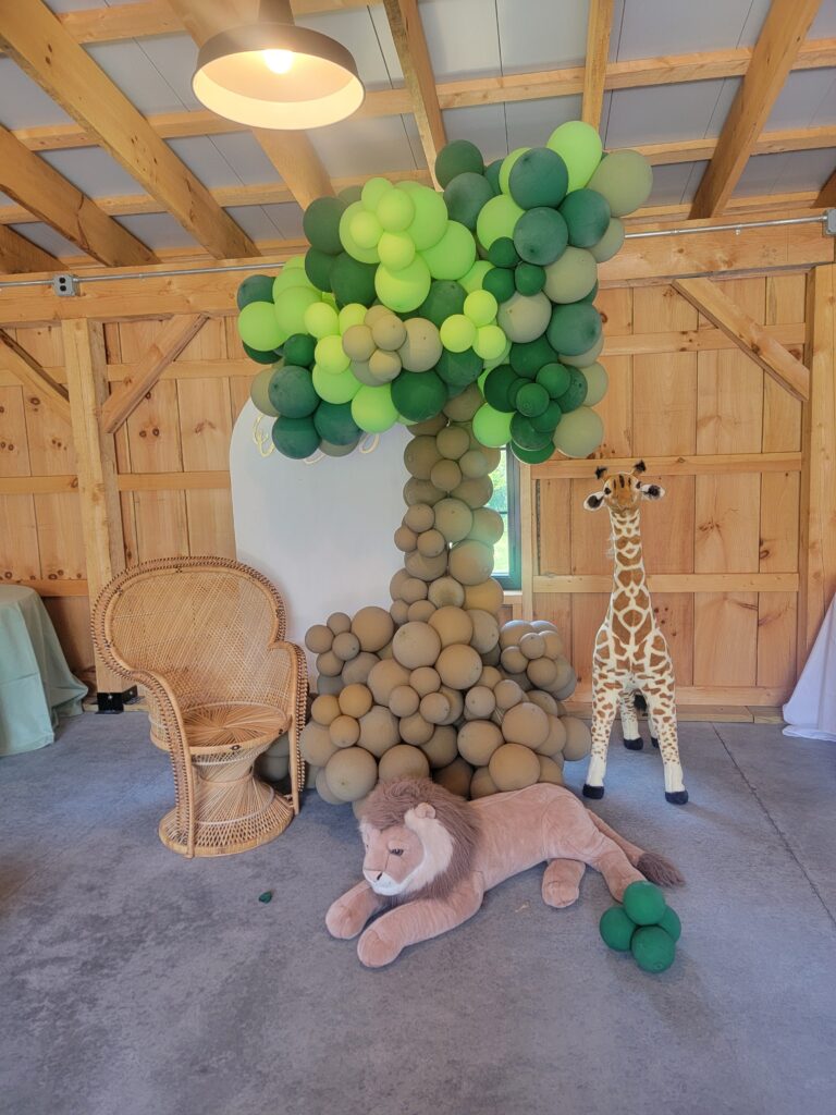 Unlike cramped, impersonal indoor spaces, our venue provides a light, airy, and expansive backdrop. A private country setting that will allow all your guests to enjoy the baby shower and the beautiful shower event in a country vibe is what we specialize in. The timber frame design and large windows ensure the space is bright and welcoming, perfect for photography and decorating. This beautiful combination of privacy and rustic elegance makes us the ideal Venue Barn Baby Shower location.