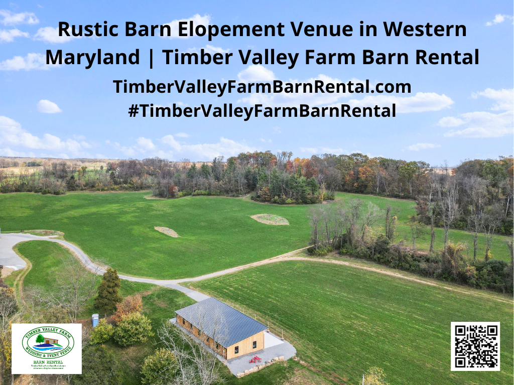 Elopement Maryland Country Venue - Our location in Clear Spring, Maryland is also perfect for couples driving in from PA, WV, and VA. This accessibility makes us a low-stress choice for an intimate destination wedding, ensuring that the closest friends or family members can easily attend.