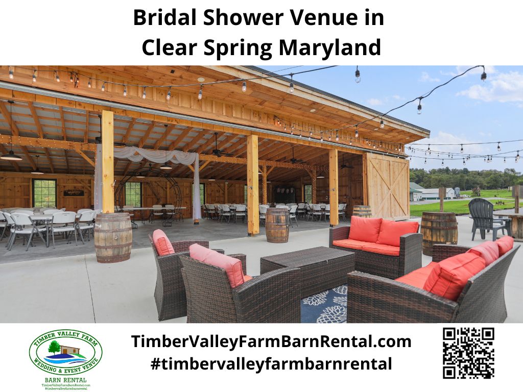 Exquisite Bridal Shower Venue in Clear Spring Maryland