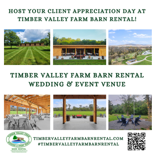 Why Location Matters for Client Appreciation Events Venue Maryland
The location of your client event sends a message. By choosing Timber Valley Farm Barn Rental in Clear Spring, Maryland, you signal to your clients that you value originality, quality, and a refreshing break from the typical conference room setting. Our elegant, climate-controlled barn provides a sophisticated environment that encourages relaxed networking and genuine conversation—far more conducive to building relationships than a formal downtown space. This commitment to atmosphere and quality is what sets the premier Client Appreciation Events Venue Maryland apart.