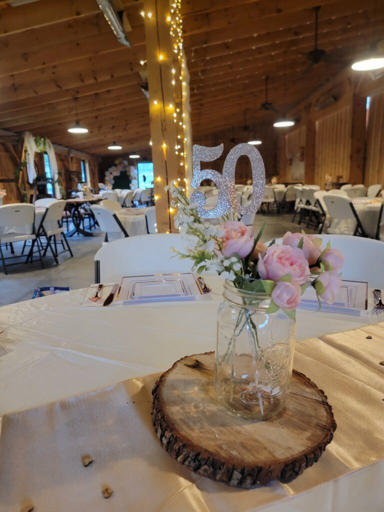 Are you looking for a unique and romantic venue to celebrate a spectacular milestone—your 50th Wedding Anniversary Venue Clear Spring Maryland? Look no further than Timber Valley Farm Barn Rental! Our stunning timber frame barn, nestled in a picturesque farm setting in Clear Spring, Maryland, offers the perfect blend of rustic charm and elegance to make your special day truly unforgettable.