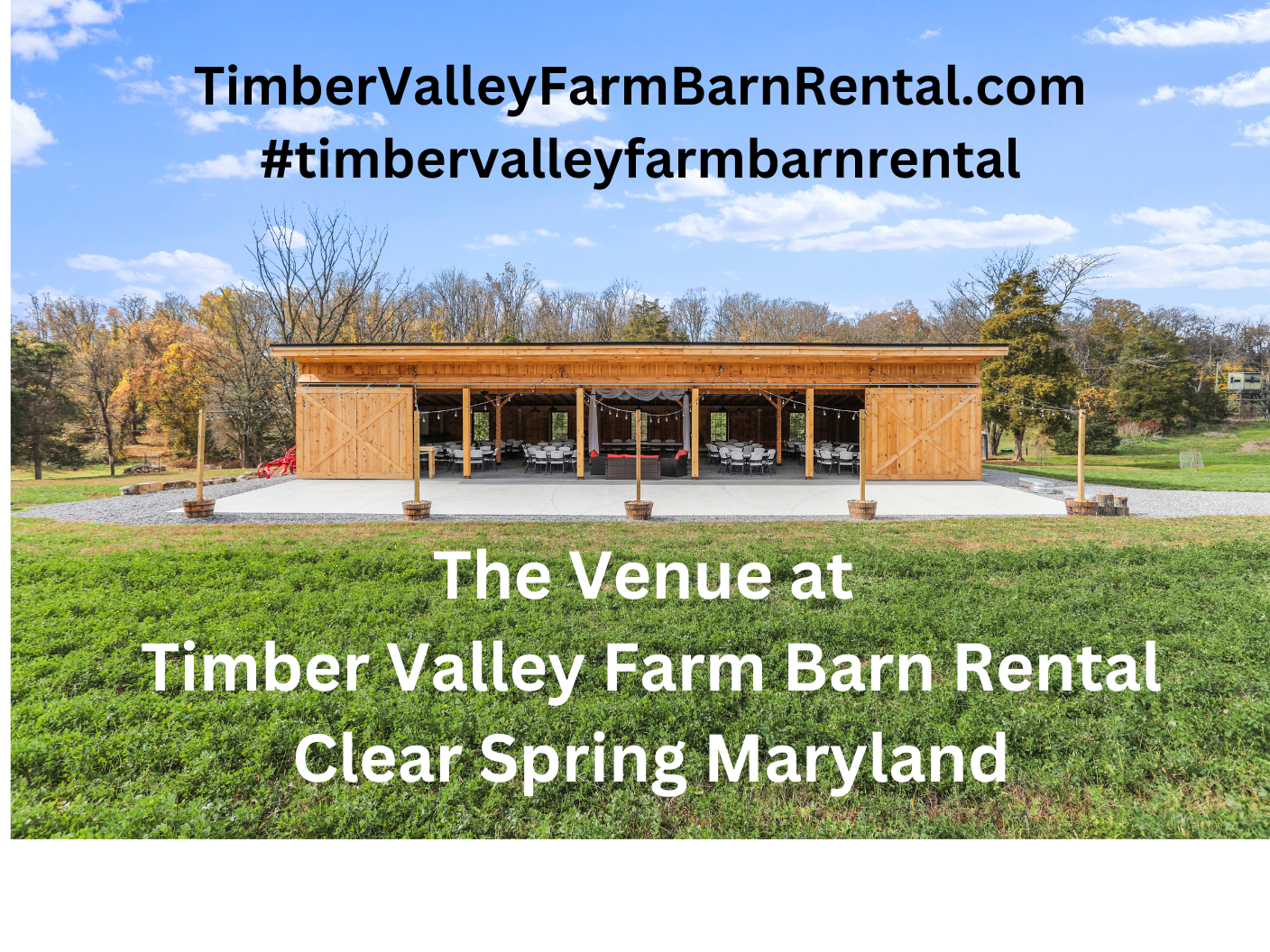 The Venue at Timber Valley Farm Barn Rental Clear Spring Maryland