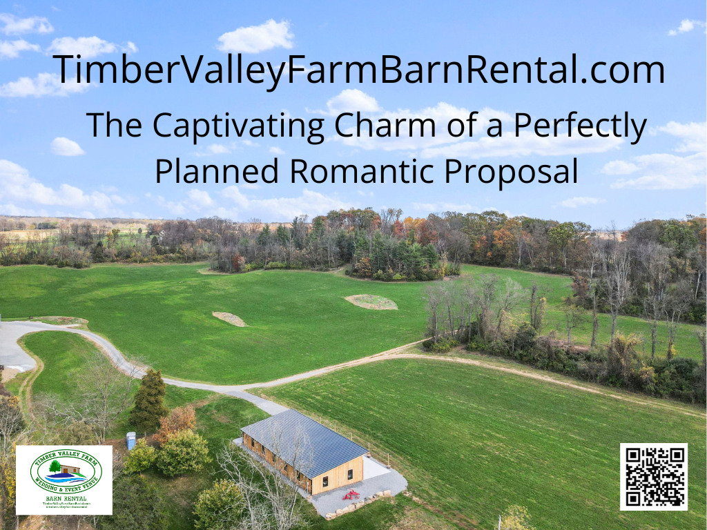Make Your Love Story Unforgettable🌿
Escape to Timber Valley Farm, Maryland’s premier Marriage Venue Timber Valley Farm Wedding Venue Clear Spring Maryland, where love blossoms amidst breathtaking Western Maryland scenery. We understand that a proposal is the sacred start of your lifelong journey, and our stunning timber frame barn and scenic grounds offer the perfect stage for that defining question.