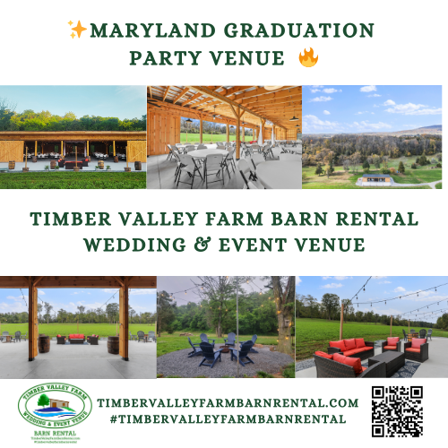 Your Graduation, Your Story, Unforgettable Memories. Imagine celebrating your graduation in a breathtaking setting where rustic charm meets celebration. At Timber Valley Farm Barn Rental, we provide the perfect backdrop for a Graduation Party Event Venue Clear Spring Maryland that your friends and family will talk about for years to come.