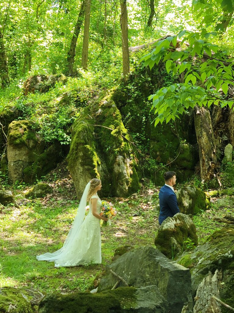 A Truly One-of-a-Kind Experience: The Magic of an Outdoor Wedding Enchanted Forest Timber Valley💍
Natural Cathedral: The Enchanted Forest isn’t a manufactured backdrop; it’s a living, breathing space. The towering trees, the soft, verdant moss, the weathered boulders – they all contribute to an atmosphere of timeless romance. No two weddings here will ever be the same, ensuring your celebration is utterly unique.
