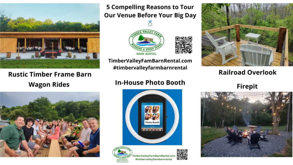 Wedding Venue and Event Venue Clear Spring Maryland: Schedule Your Personalized Tour Today! 📅
If you are planning a wedding or special event, the search for the perfect Wedding Venue and Event Venue Clear Spring Maryland sets the stage for unforgettable moments. Timber Valley Farm Barn Rental offers a distinctive rustic charm and stunning natural beauty that you simply must experience firsthand—which is why scheduling your private, personalized tour is the most important step in your planning process!