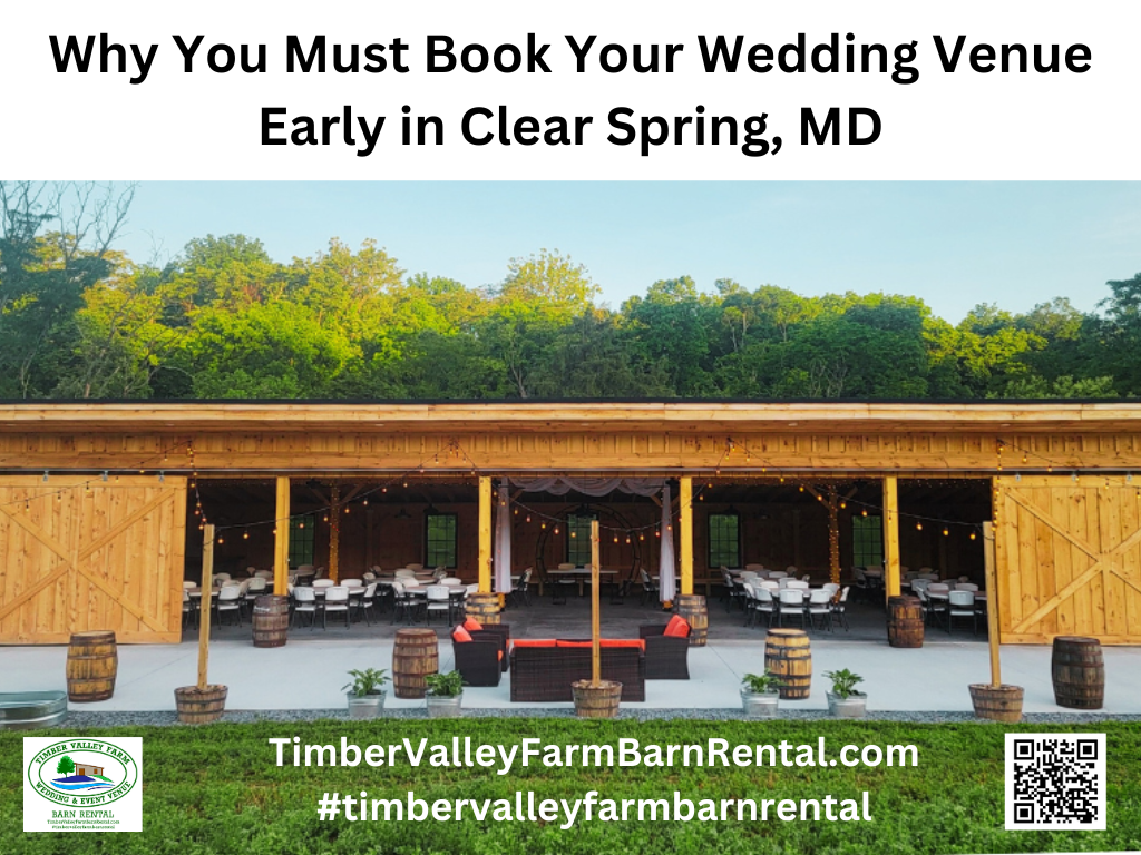 arly Booking Wedding Venue is the single most critical decision you can make after getting engaged.👰‍♀️ 🤵‍♂️
Early Booking Wedding Venue is the single most critical decision you can make after getting engaged. Your Dream Wedding Date at Timber Valley Farm Barn Rental is waiting, but we can’t stress this enough: book your date early!