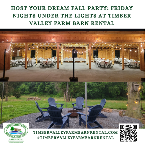 Are you looking for the perfect spot to gather your friends for a relaxed evening of fun and laughter? Look no further than Timber Valley Farm Barn Rental—your premier Friday Night Venue! We offer the ultimate escape from the everyday hustle, providing a serene and private setting for you to simply enjoy each other’s company. This is the ideal Friends Get Together Spot, perfect for unwinding after a long work week.