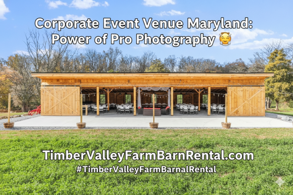 A Unique Setting for Connection and Collaboration
Break away from the traditional office environment. Our stunning, new timber frame barn in Clear Spring, Maryland, provides a refreshing atmosphere that fosters creativity and connection.
Our venue features:
Breathtaking panoramic views across our 100-acre property that inspire and rejuvenate.
A peaceful and private setting for focused work or relaxed networking.
Access to nature for a rejuvenating experience, perfect for lunchtime breaks or team-building exercises.