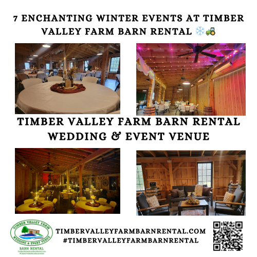 Weekday Winter Event Venue Maryland | Reserve Your Cozy Barn Gathering💍
Plan Your Unforgettable Winter Weekday Event at Timber Valley Farm Barn Rental💒