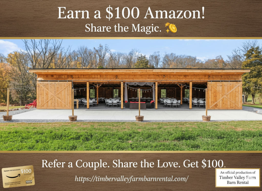 5 Easy Steps to Earn Your $100 Timber Valley Farm Barn Rental 100 Referral Bonus 💰🍂