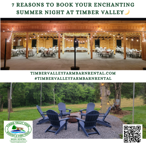 Summer Event Venue Western Maryland - Imagine this: the warm glow of string lights dances across weathered timber beams as laughter drifts on the gentle night air. The vast expanse of the starlit sky is your breathtaking backdrop, a perfect complement to the rustic charm of your event. This isn’t a dream; it’s the magic of hosting your nighttime event at Timber Valley Farm Barn Rental.