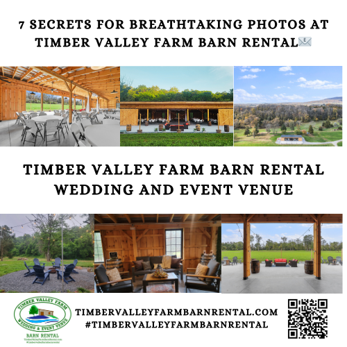 Wedding Photography Tips - Discover why a photographer walk-through at Timber Valley Farm Barn Rental is the secret to stunning wedding photos. Perfect for couples in DC, VA, PA, and WV! 💍