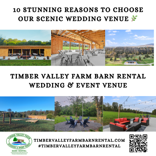 10 Stunning Reasons to Choose Our Scenic Wedding Venue
Finding the perfect backdrop for your big day is a journey of its own. When you are searching for a Maryland Wedding Venue, you aren't just looking for four walls and a roof; you are looking for a place where memories are etched into the horizon. At Timber Valley Farm Barn Rental, we offer a Stunning Wedding & Event Venue that combines rustic charm with an incredible view that will leave your guests breathless. ⛰️✨