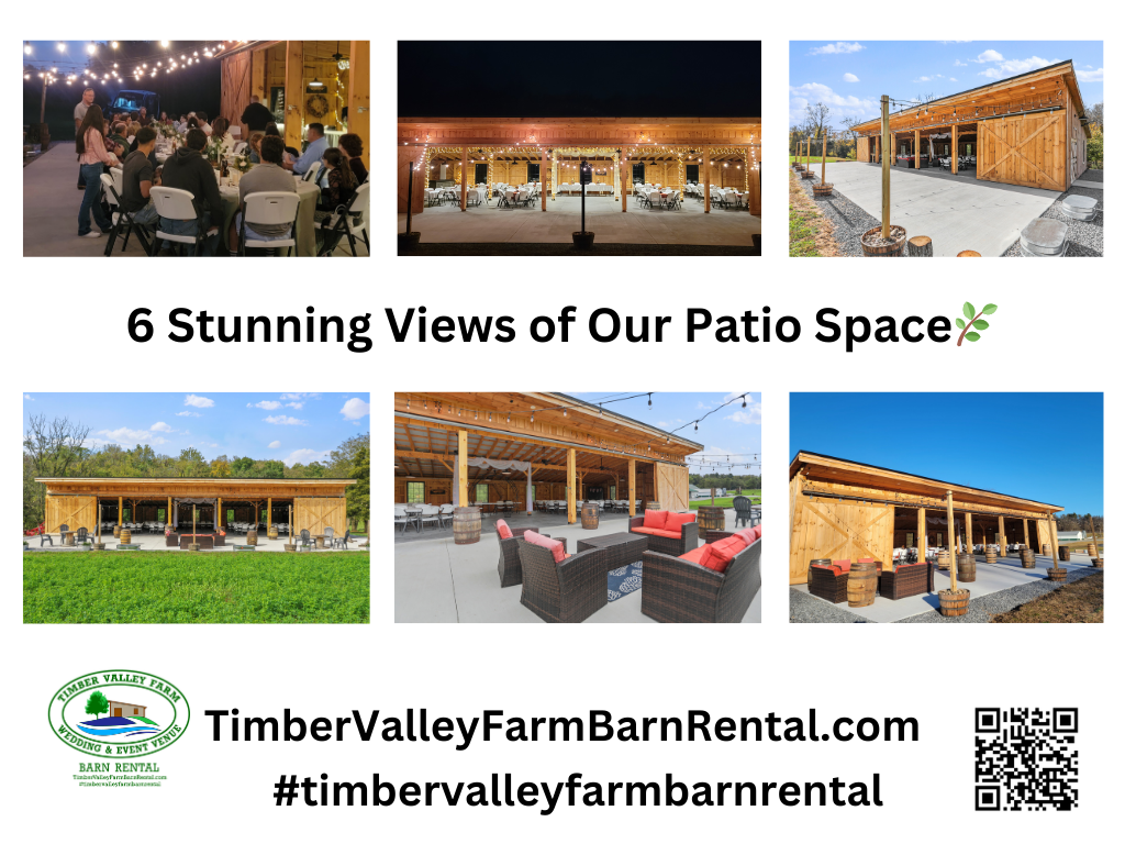 Reason #1: Your Foundation Must Be Flawless: The 1,500+ Sq. Ft. Concrete Patio 🏗️
When calculating Maryland wedding venue rental costs, you must include the cost of a level surface. Grass and dirt hold water and create trip hazards. ⚠️

The Science of the "Sinking Heel"
Many couples underestimate the physics of a party. A 1,500 sq. ft. area filled with 100 people dancing creates significant pressure. If that ground is soft or uneven, guests trip, tables wobble, and elderly relatives struggle to navigate. In Maryland, a level subfloor of this size starts at $3,800.00. At Timber Valley, our permanent 1,500+ square foot concrete patio is your dance floor and dining foundation. It is perfectly level, mud-free, and safe for high heels! 👠 You don't have to worry about a sudden afternoon shower turning your dance floor into a mud pit. ⛈️