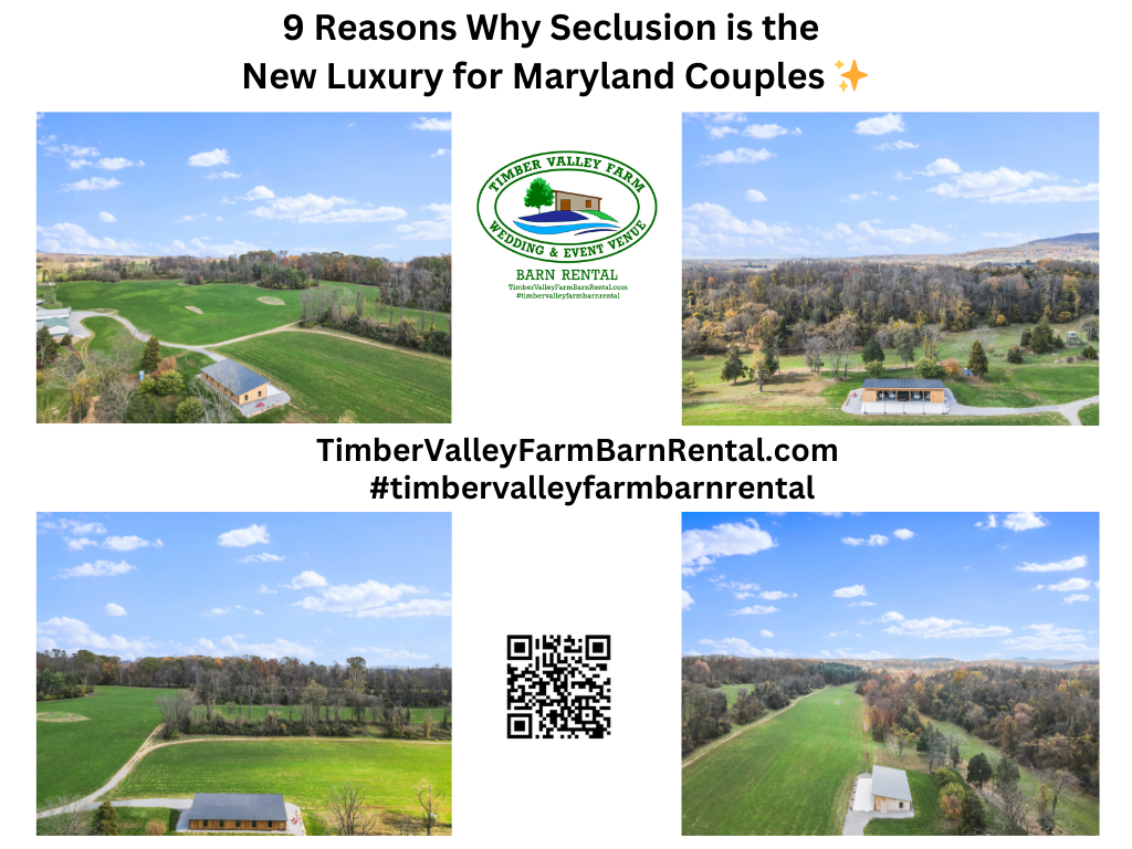 Defining the "Elevated Rustic" Aesthetic
What makes a venue "elevated"? It is the bridge between nature and sophisticated comfort. Timber Valley Farm Barn Rental is a new build, which is a critical distinction for an elevated rustic wedding venue MD can provide. Because it is a new timber-frame structure, you get the soaring ceilings and massive wooden beams of a traditional barn, but with the structural integrity of a modern event space.