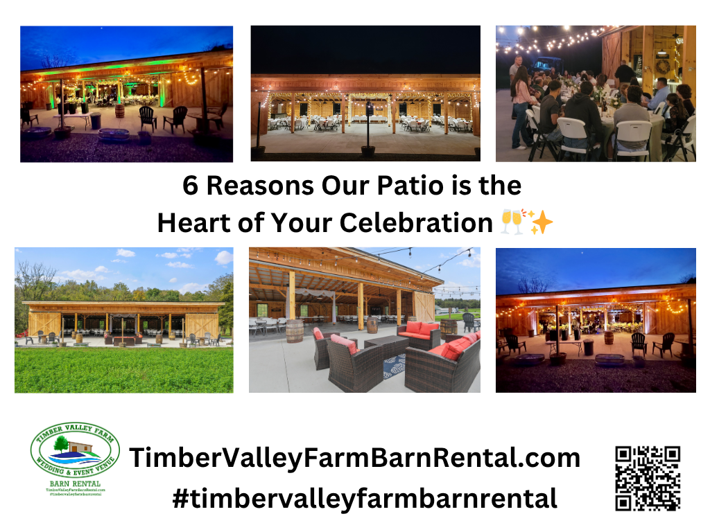 7. The Perfect Concrete Foundation and Seamless Transitions 👠
One often-overlooked benefit of new construction is the flooring. Our property features a smooth, professionally poured concrete floor that extends out onto a massive, level patio.

This provides a stable, safe surface for tables, chairs, and guests in formal footwear. You no longer need to worry about guests tripping on warped floorboards or heels sinking into soft grass. The indoor-outdoor transition is seamless, allowing your event to flow naturally from the timber interior to the scenic outdoor landscape. As the sun sets, the transition into the night is magical, with string lights reflecting off the wood and concrete to create a warm, inviting glow.