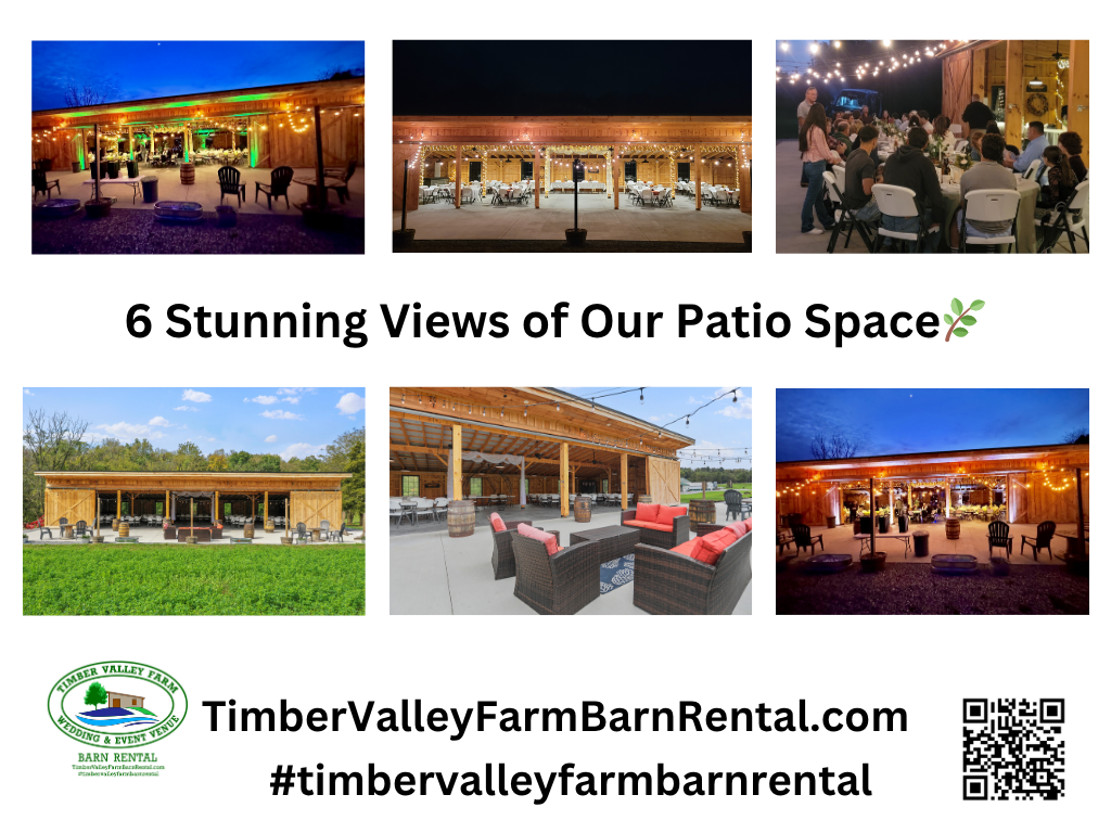 6. High-Value Experience and Modern Amenities 🚛
A Private Estate Wedding Maryland is a high-value investment in your memories. By choosing this level of exclusivity, you signal to your guests that this is a curated, premium experience. Our facilities include a Stunning Outdoor Patio with Seating and an Outdoor Fire Pit, providing layers of experience for your guests. 🍽️

We provide the infrastructure needed for a modern celebration, from clean facilities to a high-end Gorgeous Timber Frame Interior. When you consider the costs of renting separate items for a "DIY" barn, the value of our all-inclusive Private Estate Wedding Maryland approach is clear.