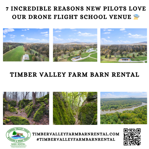 The Pre-Flight Safety Briefing at the Timber Frame Barn 🛡️
At any professional Drone Flight School, the mission doesn't start in the air; it starts on the ground. Before a single propeller spins, every pilot must undergo a comprehensive pre-flight safety briefing. At Timber Valley Farm Barn Rental, our brand-new timber frame barn (completed in 2023) serves as the perfect "Mission Control" for this critical step.