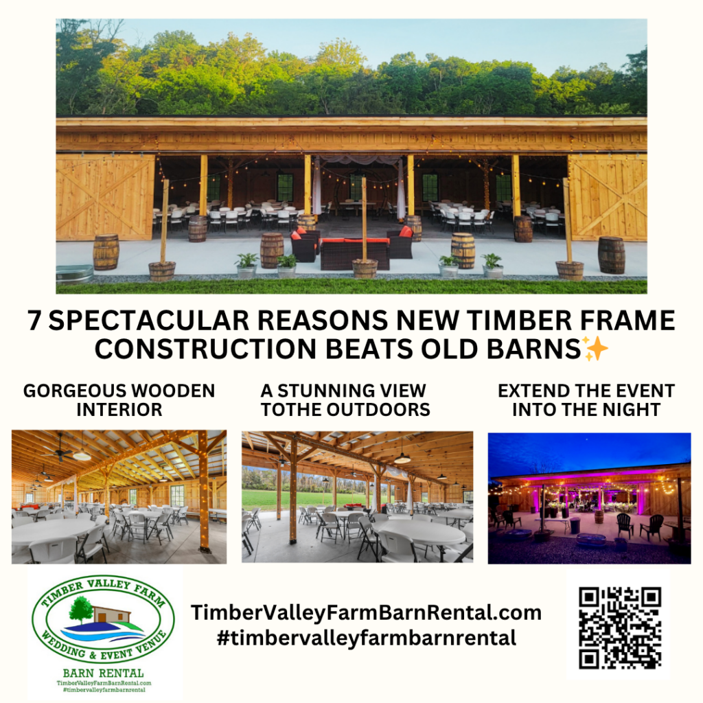 When you imagine a barn wedding or a milestone celebration, your mind likely drifts to the warmth of aged wood, the smell of the countryside, and the rustic charm that only a farm can provide. However, there is a significant difference between a repurposed agricultural building and a masterfully crafted, Modern Timber Frame Barn. 🌳