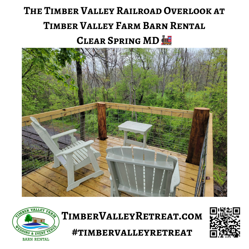 Our property is steeped in the rich history of Washington County. A favorite spot for photographers and history buffs alike is our railroad overlook. It provides a striking, rustic backdrop that contrasts beautifully with the soft greenery of the farm.

We are also proud to be located near some of the most iconic landmarks in the region. Being just a stone's throw from the C&O Canal and the Potomac River means our guests are surrounded by the same beauty that has drawn people to Clear Spring for generations. Whether you are exploring the nearby Charles Mill or simply enjoying the sunset over our farm pond, you are standing in a place where history and nature meet.