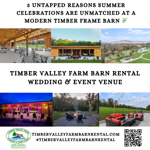 Timber Valley Farm Barn Rental, Outdoor Summer Event Venue and Barn Rental Patio Season is here! 5 Untapped Reasons Summer Celebrations Are Unmatched at a Modern Timber Frame Barn
When it comes to hosting a summer event, you need a space that offers both breathtaking natural beauty and reliable modern comfort. Older, rustic structures can often feel hot, dusty, or cramped, but a newly built timber frame barn changes the game entirely.