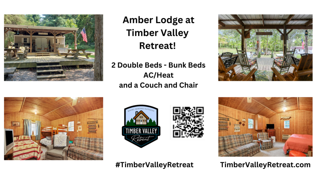Onsite Lodging and Wedding Accommodations at Timber Valley Farm Barn Rental

Our Accommodations

The Cabins at Timber Valley Farm Barn Rental

The Amber Lodge: A Family Sanctuary  

Amber Lodge is the ultimate home base for families who want to experience the great outdoors without the stress of a tent. This is a spacious, climate-controlled sanctuary designed to keep both kids and parents happy and comfortable alike. We’ve intentionally traded the “high-end” fluff for what truly matters: exceptional comfort, spotless cleanliness, and a peaceful atmosphere.