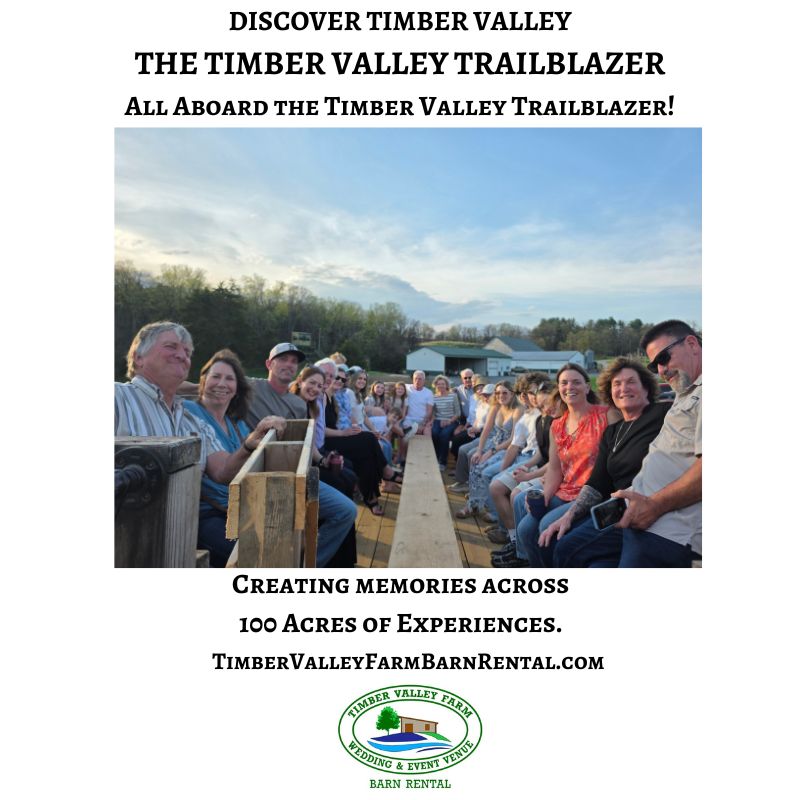 The Timber Valley Trailblazer Wagon Ride allows our guests to experience western Maryland the same way we do—at a slower pace, where every curve in the road reveals another beautiful view and every season offers something new to discover.