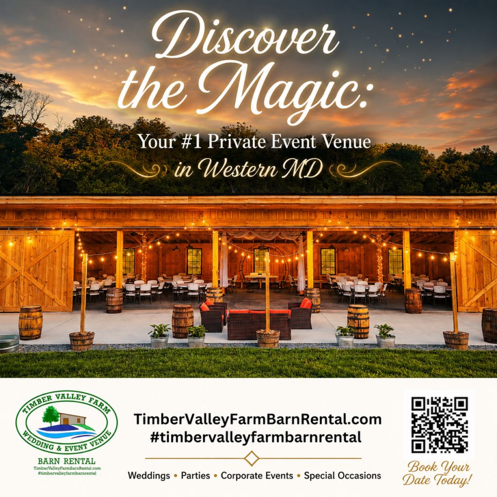 When you begin searching for the perfect location to host your milestone moments, the atmosphere sets the tone for everything that follows. Nestled in the heart of our 100-acre farm, our property offers more than just a space; it provides an escape into the natural beauty of Western Maryland. As you explore the options for a Private Event Venue Western MD, we invite you to discover how our unique timber-frame architecture blends rustic charm with timeless elegance.