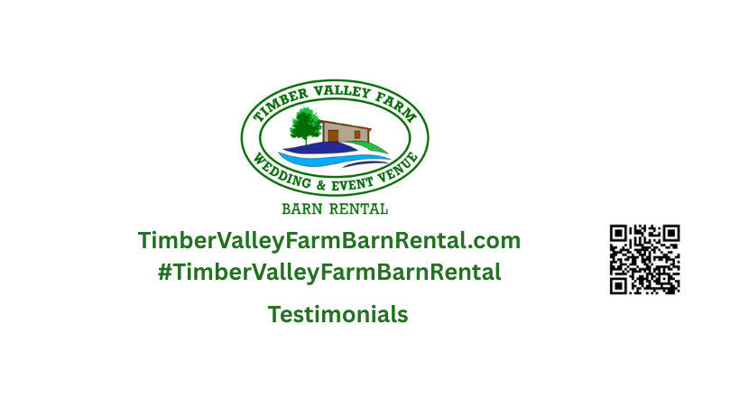 Timber Valley Farm Barn Rental Testimonial image https://timbervalleyfarmbarnrental.com/testimonial